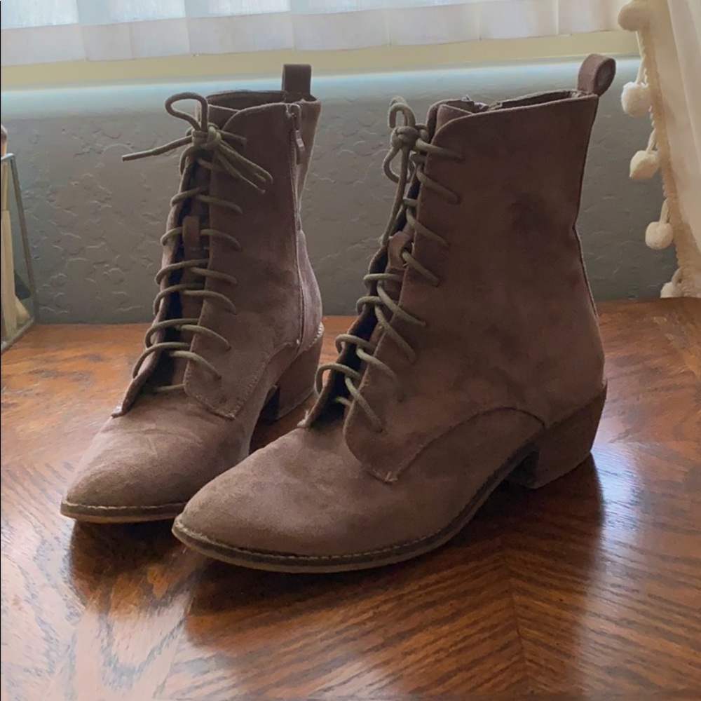 Lace Up Booties